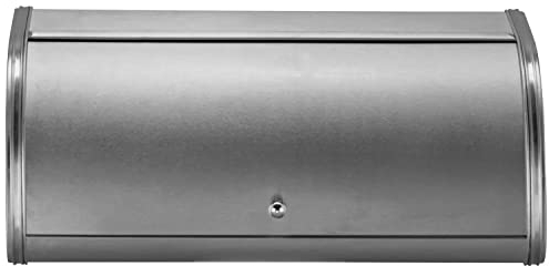 Martin Mart Stainless Steel Bread Bin With A Lustrous Brushed Finish Is Perfect For Keeping Your Bread And Baked Goods Fresh
