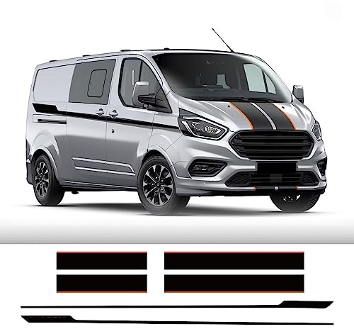 Motorhaube Seite Hecktür Aufkleber, für F = ord T = ransit Tourneo Custom Camper Van Sport Vinyl Aufkleber Tuning Auto Zubehör