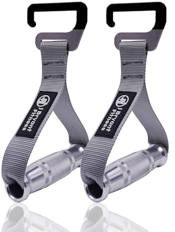 J Bryant Fitness-Widerstandsband, robuste Metall-Griffe, Edelstahl, großer Haken für breites Klimmzug- und Widerstandsband, Training, Heimtraining, Fitnessgeräte