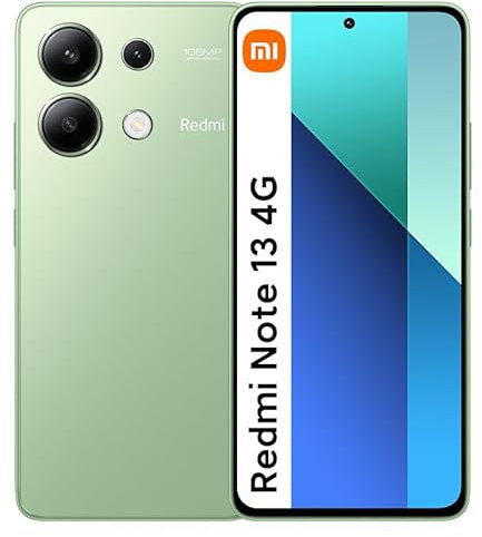 Xiaomi Redmi Note 13 4G Unlocked Smartohone 6+128GB 6.67 Inch 120Hz AMOLED Display 108MP Triple Camera Snapdragon 685 Processor 5000mAh Battery 33W Fast Charging (Green)