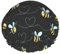 Bumble Bees Print Soft Shower Cap for Women, Reusable Environmental Protection Hair Bath Caps