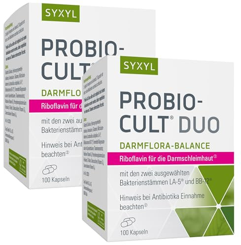 SYXYL ProBio-Cult® Duo | Zur täglichen Darmpflege | 2x 100 Kapseln