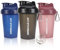 BBBUILDJIA [3 PACK] 17 oz Protein Shaker Bottles Protein Mixer - Leak Proof Shaker Cups for Protein Shakes, Protein Shaker Bottle, Protein Shake Cup, BPA Free & Dishwasher Safe Black/Blue/Pink