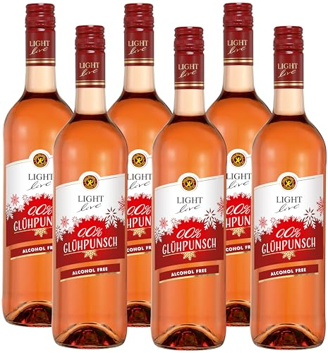 LIGHT live Glühpunsch 0,0% Rosé (6 x 0,75 l)