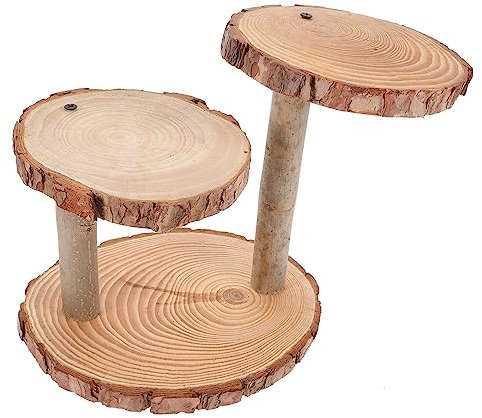 INOOMP 1stück Holz Pflanzenständer Im Vintage-stil Mehrschichtiger Blumentopfhalter Aus Massivholz Für Blumen Vasen Und Pflanzen Im Innen Und Außenbereich Für Zuhause Und Geschäfte