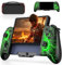 Elegamefy Handheld Switch Controller & Tragetasche für Nintendo Switch/OLED mit Programmierbar/Turbo, Harte Switch Tasche Aufbewahrung für JC Serie Controller und Switch Zubehörs