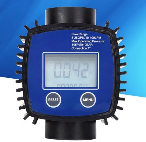 Digitalanzeige-Messgerät, Inline-Digitalmessgerät, Hochgenaues Wasser--Durchflussmessgerät, Durchflussmesser 1 Zoll Innengewinde