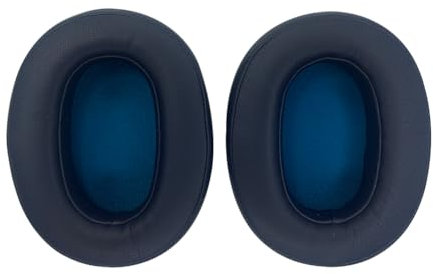 tecinity Ersatz Ohrpolster für Sony WH-XB900N/WH-CH720N/WH-CH710N Kopfhörer, Ersatzpolster für Sony WH-CH720N/WH-CH710N/WH-XB900N, Weicherem Leder (Blau)