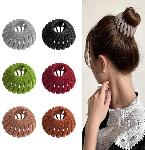 6 Stück Haarspangen Für Damen, Vintage Vogelnest Haarspange, Haarspange Damen, Haarspange Für Feines Haar, Haarschmuck, Haarspange Erweiterbar Kopfschmuck Haarband Für Frauen Mädchen