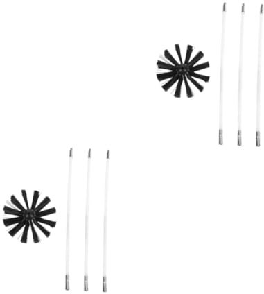 MAGICLULU 2 Ensembles Brosse de cheminée en Nylon Trousses ramoneur balayette cheminée balayette Brosse de Nettoyage à Cheveux pour évent de sécheuse à Conduit