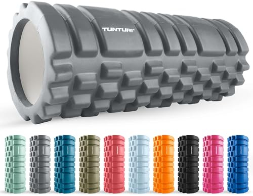 Tunturi Yoga Grid Foam Roller 33 cm grau