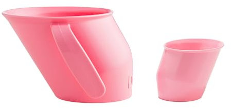 Doidy juego de taza y mini taza (rosa)