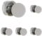 Boîtes de dérivation IP55 - Ø70x35mm - Blanc - Zenitech (Lot de 5)