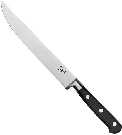 Tala Classic Carving Knife 20cm, Stainless Steel Carving Blade with Triple Rivet Handle, Stainless Steel for Precision Slicing of Meats & Roasts Ergonomic & Durable