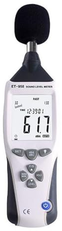 Sound Level Meter with Data Logger Noise dB Decibel Tester with USB Interface & Auto LCD Backlight