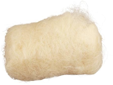 Natürliches Sisalgras Cremeweiß 500g - Basteln & Dekorieren - Naturfaser DIY