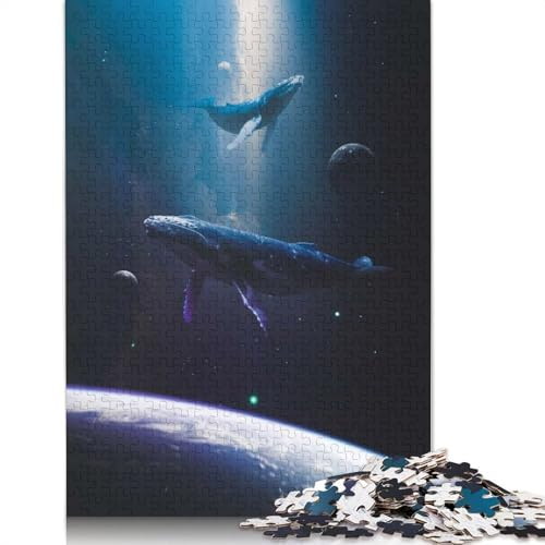 1000-teiliges Transcendence Creative Square Puzzle für Erwachsene und Papierpuzzles, Stressabbau-Puzzlespiele und einzigartige, 38 x 26 cm/1000 Stück