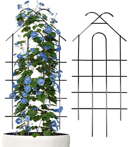 Garden Trellis for Climbing Plants, 2 Pieces Fruit Supports, 20.47-Inch Tall Grape Trellis for Indoor Doorway, Gate, Cucumber, Tomato, Vine, Rose, Monstera, Pothos
