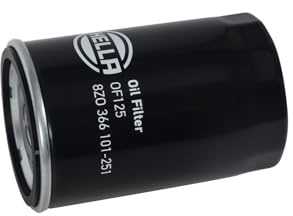 HELLA 8ZO 366 101-251 Ölfilter OF125 - Anschraubfilter