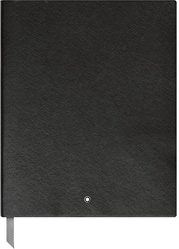 Montblanc Sketchbook 116928 Fine Stationery #149 – Leder Notizbuch A4 blanko mit Softcover – Farbe: Black – 272 Seiten