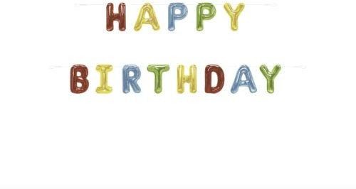 Geburtstagsbuchstaben-Banner - 2,74 m - Happy Birthday - 2er-Satz