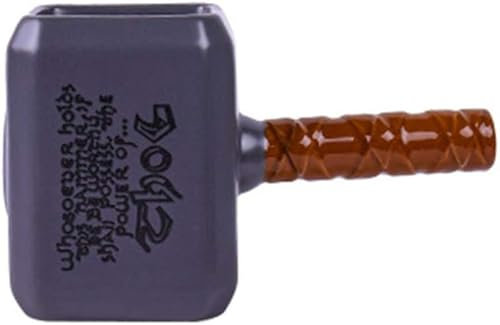 1pcs Thor Mjolnir Ceramic Sculpted Mug Multicolor Cup Unisex Gift