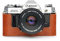 Case for Canon New AE-1 A-1 (No Handle), Zakao Handmade Genuine Real Leather Half Camera Case Bag Cover for New AE-1 A-1 (No Handle) With Hand Strap (Brown)