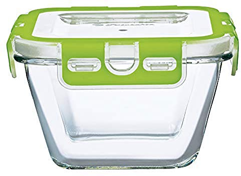 Pasabahce, 59604 Storemax Borosilicate Glass Food Container V: 0.84L with BPA Lids