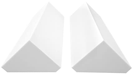 platino24 Bass Trap Eckabsorber 2x weiß I Akustikdämmung aus Basotect B je 20,5x20,5x23,5x100 cm I HiFi Akustikelement I Bassfalle Verbesserung der Raumakustik I Schallreduzierung für Raumdecken