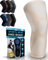 POWERLIX Kniebandage für Damen/Männer, Kompression Kniestütze für Meniskusriss, Arthritis, Linddert Kniescherzen, ACL, Laufen, Gewichtheben, Basketball, Volleyball, Sport, Beige, S