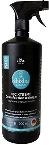 SHISHA Reiniger, Desinfektionsreiniger IBC XTREME® - 1000 ml Premium Wasserpfeifenreiniger