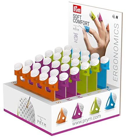 Prym 651751 Display mit Fingerhüten Ergonomics farbig sortiert