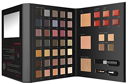 Deborah Milano Trousse Set Regalo Donna Make Up Book Volume 3 Toni Caldi, Include Palette Di Ombretti, Gloss, Rossetti E Polveri Viso Dai Diversi Finish E Colori, In Carta Fsc, Multicolore