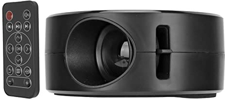 Dpofirs Projecteur Portatif pour Le Dessin Animé, Projecteur de Film Extérieur de d'enfants, Mini Projecteur LED de Poche pour Le Projecteur de Film de Cinéma à la Maison