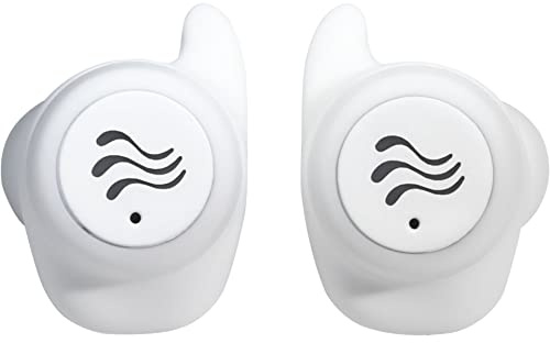 Boompods Soundwave True Wireless Ohrhörer - Kabellose Bluetooth In-Ear Kopfhörer mit 30 Std. Spielzeit, IPX6 Wasserschutz & App-Steuerung, TWS Sport-Kopfhörer mit Mikrofon, Weiß