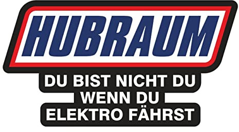 Spaß Kostet Aufkleber Hubraum Du bist Nicht du wenn du Elektro fährst 13 cm