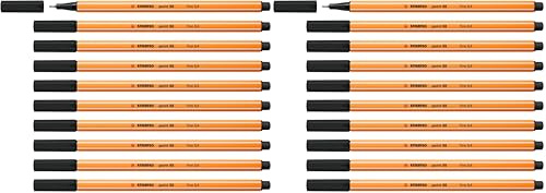 STABILO - Fineliner - point 88 - 2x 10er Pack - schwarz