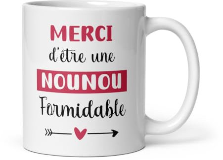 Mug merci nounou formidable tasse nounou femme