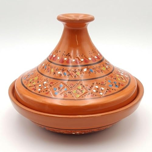 Tajine individuel évasé Marrakech Orange - D 22 cm