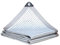 85% Rete ombreggiante Panno Ombreggiante Alluminio Telo Ombra Riflettente Rete Telo Ombra a Rete Traspirante Pergola Resistente ai Raggi UV Protezione Solare (4m x 5m)