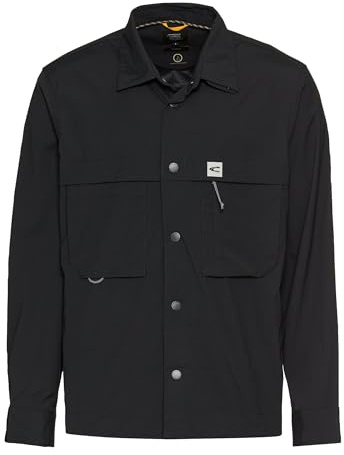 camel active Herren Funktionales Overshirt aus einem Baumwollmix