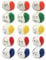 AolKee 15 Stücke Jonglingbälle Set für Anfänger, Mini Bunte Jonglierbälle Kinder, Jonglierbälle Erwachsene,Juggling Balls, Weiche und lustige Emoticon Jonglieren Kugeln für Jonglieren Spielzeug Spiel