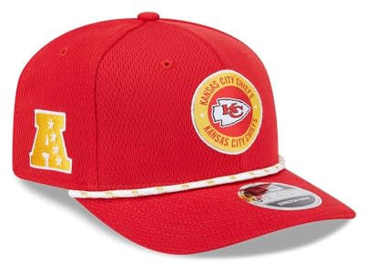 New Era Men's Red Kansas City Chiefs 2024 Sideline 9SEVENTY Stretch-Snap Hat