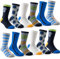 Cirorld Socken Kinder Junge 6 Paare wandersocken schulkind Kindersocken Baumwolle Socken 2-14 Jahre