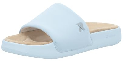Rieker Damen Narooma W3250 Slide, Blau, 44 EU