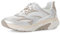 Gabor Damen Low-Top Sneaker, Frauen Halbschuhe,schnürschuhe,schnürer,straßenschuhe,Strassenschuhe,Sportschuhe,Weiss/Silber/Puder,40 EU / 6.5 UK