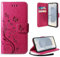 AROYI Lederhülle Kompatibel mit Samsung Galaxy S25 /S24 5G Hülle, Flip Wallet Handyhülle PU Leder Case Kartensteckplätzen Kompatibel mit Samsung Galaxy S25 /S24 5G Rosenrot