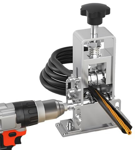 Wire Stripper Machine for Power Drill, Copper Wire Stripper for Leftover Cable, Wire Stripping Machine, Wire Stripping Tool for 1-25mm Scrap Wire