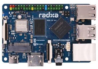 Radxa Rock 3C RK3566 4-core CPU SBC, GPU, NPU, and HDMI with 4K Output,Single Board Computer (Radxa Rock 3C 8GB)