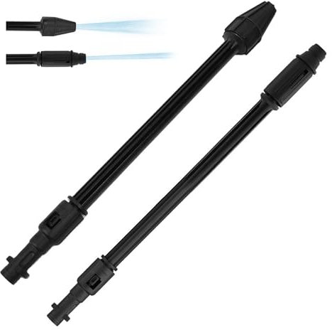 2 Stück Dreckfräser für Hochdruckreiniger Kompatibel mit Kärcher K2 K3 K4 K5 K6 K7, Hochdrucklanzen Dirtblaster, Instellbarer Wasserstrahl, Hochdruckreiniger Zubehör Düse